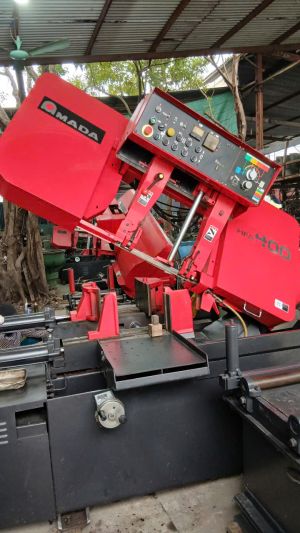 Máy cưa AMADA 400 cấp phôi